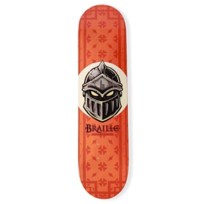 Braille Knights Skateboard Deck - Warrior Series