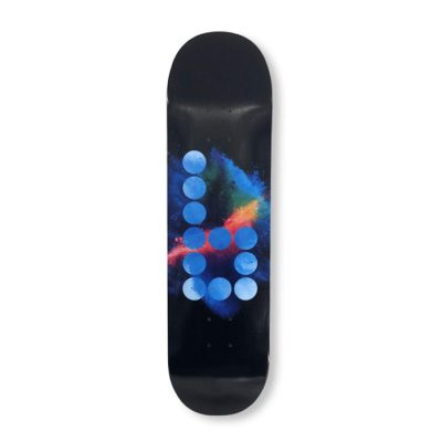 Braille Reimagined Classics: Midnight b Skateboard Deck