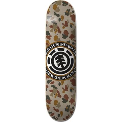 Element Sand Camo Seal Skateboard Deck