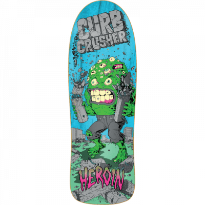 Heroin Curb Crusher Xl Barf Skateboard Deck