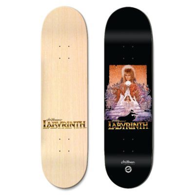 Madrid Sci-fi Labyrinth Movie David Bowie Poster Skateboard